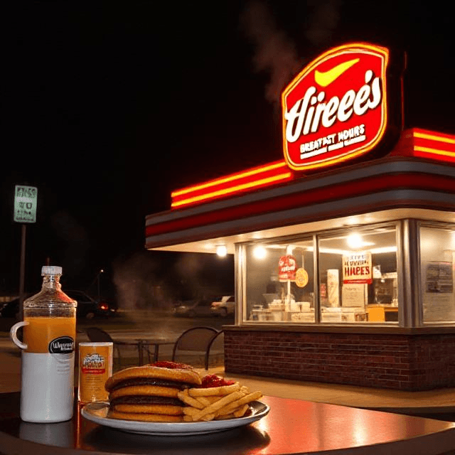 hardee's breakfast hours